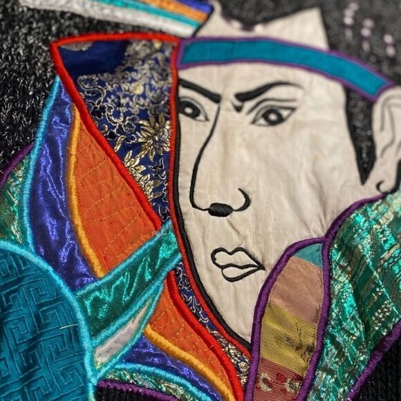 Vintage One of a Kind 80’s Metallic Wool Sweater - Picture 5 of 7